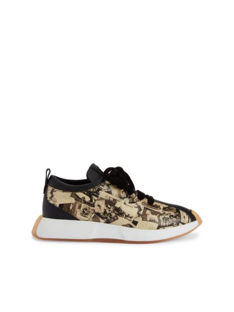 Ferox illustration-print sneakers