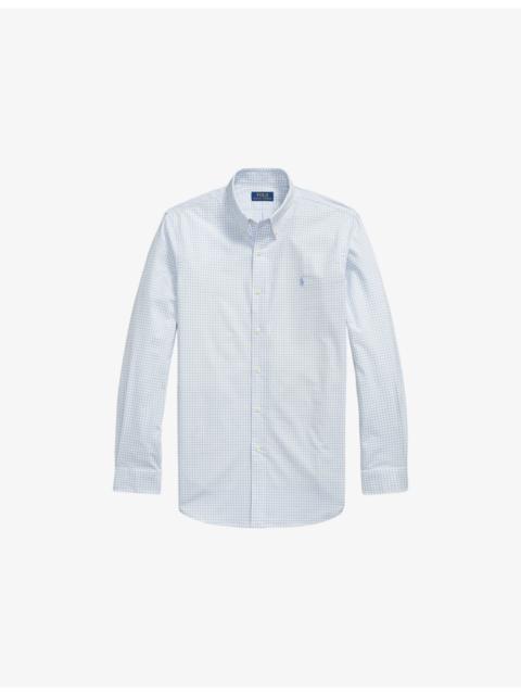 Polo Ralph Lauren Custom Logo-Embroidered Stretch-Cotton Shirt
