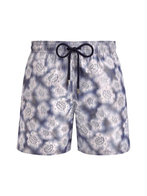Vilebrequin Men's Turtle Graphic Swim Shorts - Blue Marine