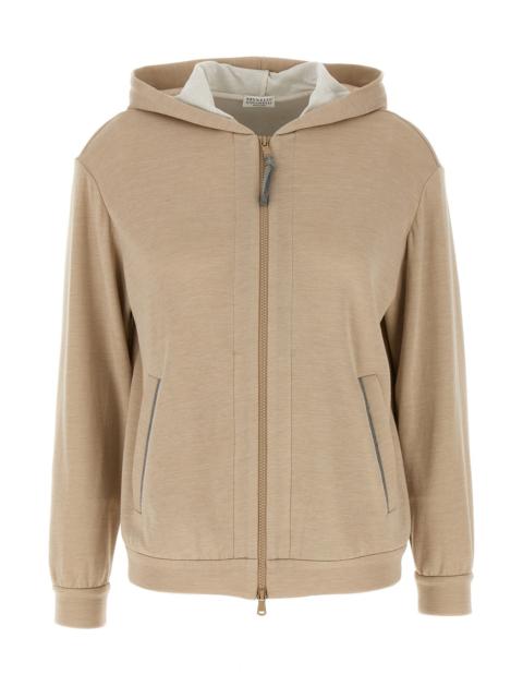 Brunello Cucinelli 'Precious Zipper Pull' Hoodie