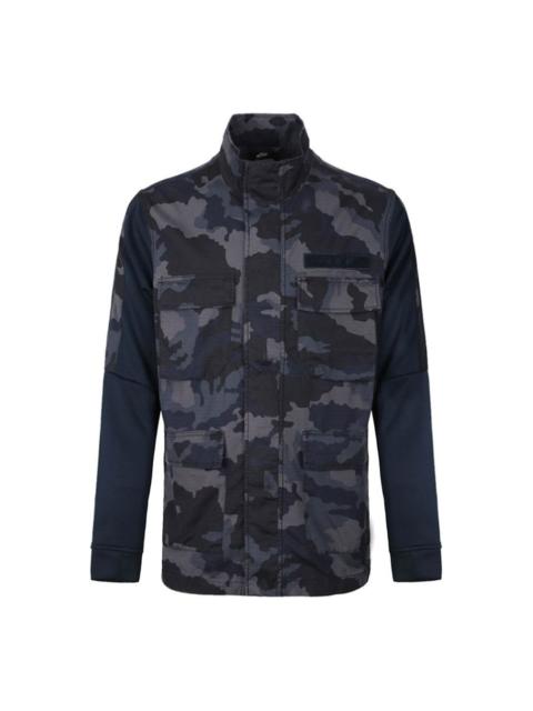Nike 남자 나이키 캐주얼 재킷 위장 검정 928622-475
