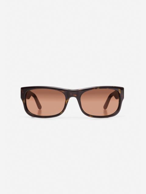 MAGDA BUTRYM Rectangular sunglasses in brown
