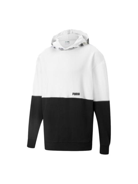 PUMA PUMA Kontrast Hoodie 'White Black' 531309-02