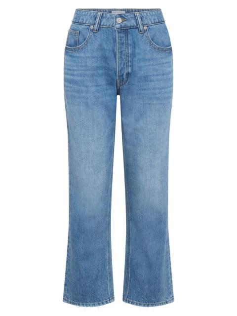 GOOD AMERICAN Women's Weightless Boyfriend Crop Jeans - Indigo