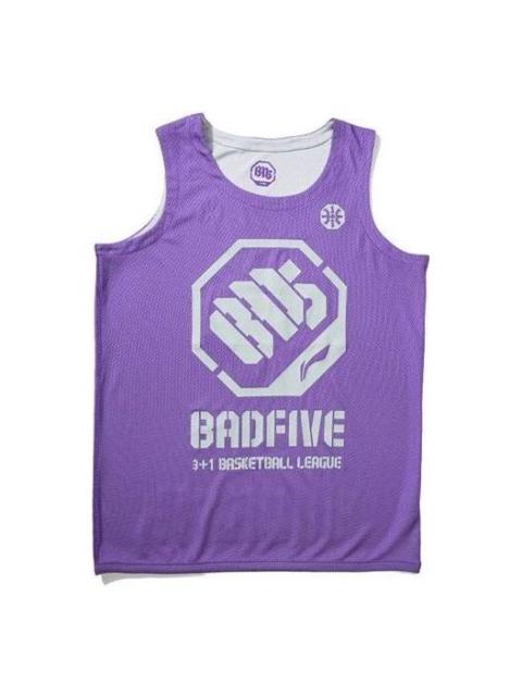 Li-Ning Li-Ning BadFive Reversible Basketball Jersey 'Purple White' AAYP305-2