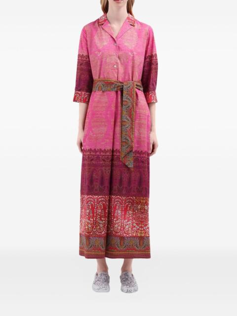 Pierre-Louis Mascia Diomedes belted shirt dress