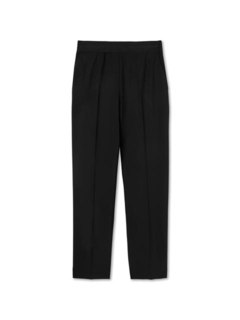 Slim-fit pants with logoed elastic waistband