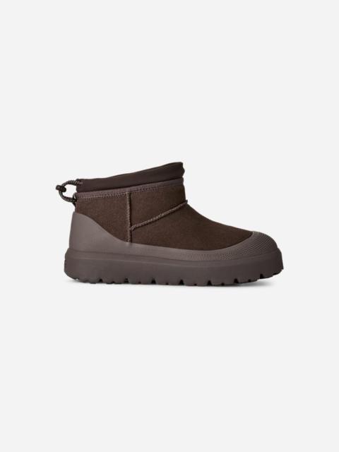 UGG ® Men's Cl Ultra Mini Weather Hybrid Suede Classic Boots in Dusted Cocoa/Dusted Cocoa