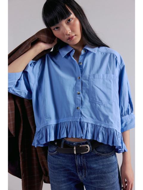 FREE PEOPLE We The Free Bailey Solid Shirt