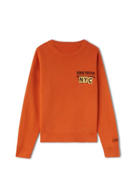 Heron Preston HARDWARE&TOOLS KNIT Crewneck collar