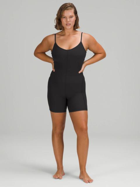 lululemon Ribbed Contoured Unitard 6"