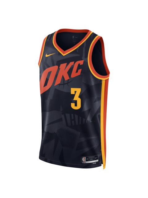 Nike Josh Giddey Oklahoma City Thunder City Edition 2023/24 Nike Men's Dri-FIT NBA Swingman Jersey