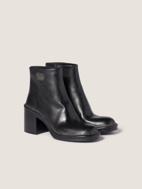 Miu Miu Leather booties