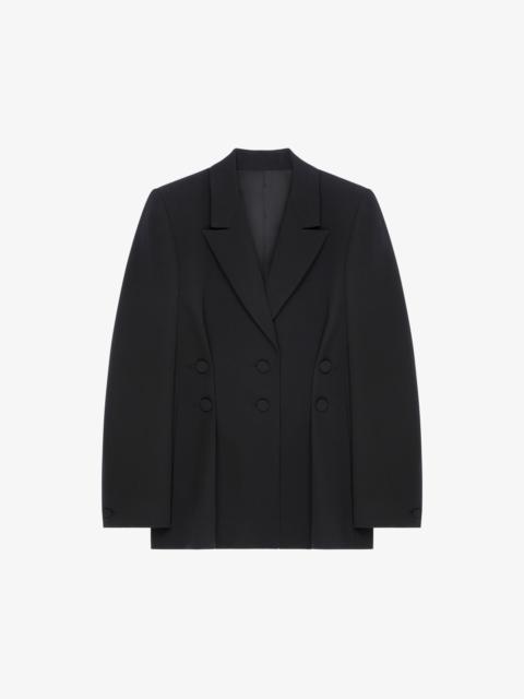 Givenchy JACKET IN TRICOTINE WOOL WITH SATIN COLLAR