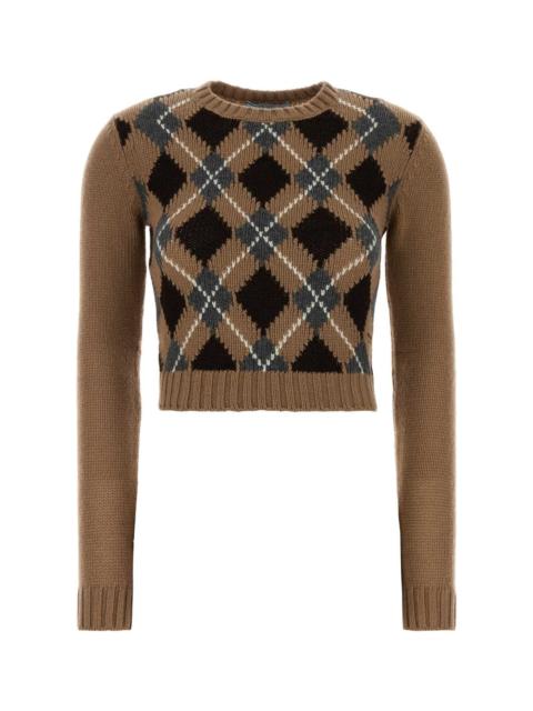 Prada Camel Cashmere Sweater
