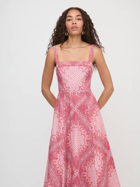 Hill House Home The Ezra Dress - Berry Paisley Scarf