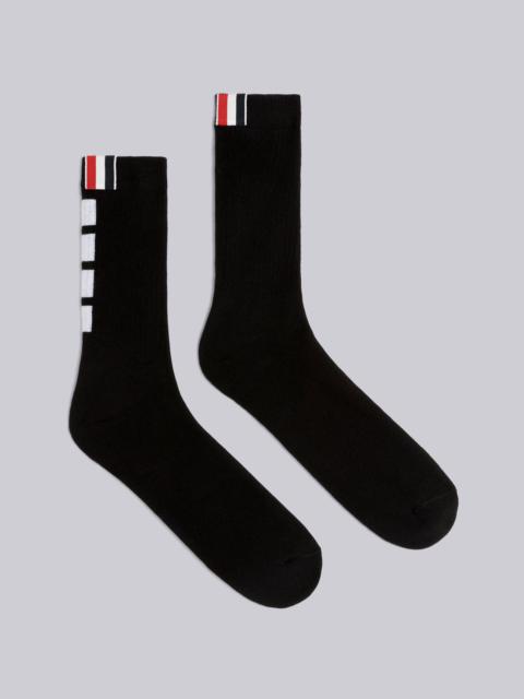 Thom Browne Athletic Terry Stitch 4-Bar Crew Socks