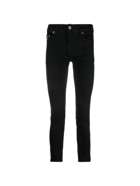 VERSACE JEANS COUTURE logo-patch skinny jeans