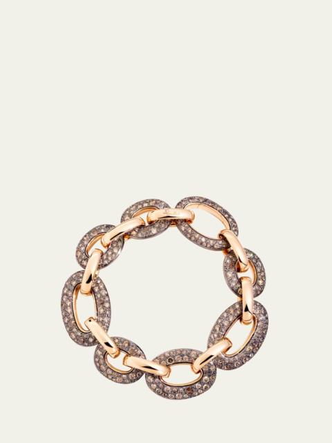 Pomellato 18K Catene Brown Diamond Link Bracelet