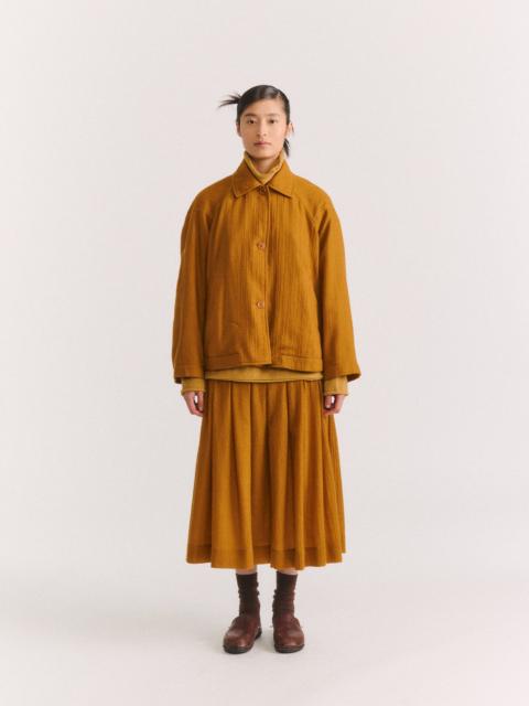 CASEY/CASEY DRAYS JACKET - OPEN WEAVE - GOLD