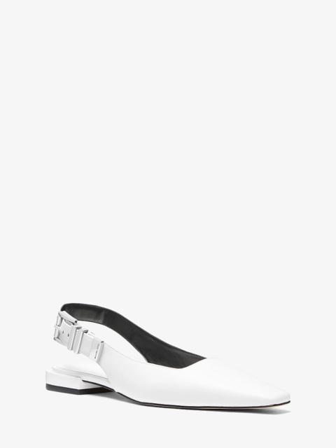 MICHAEL KORS Darrington Leather Flat