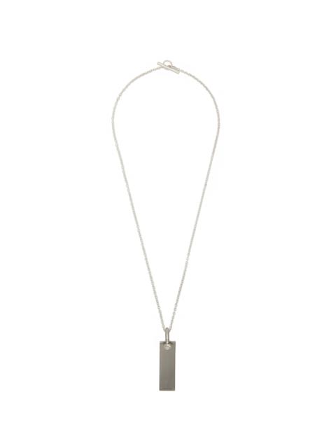 Parts of Four Silver Plate Necklace