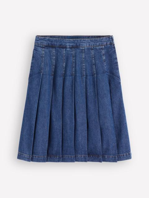 BODEN Aya Denim Skirt-Mid Vintage