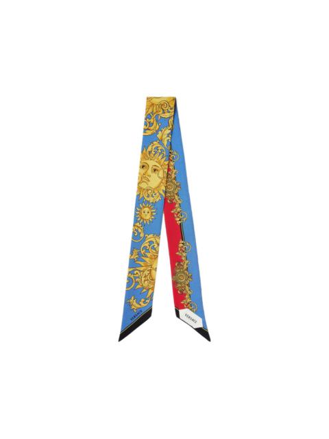VERSACE printed silk twill ribbon