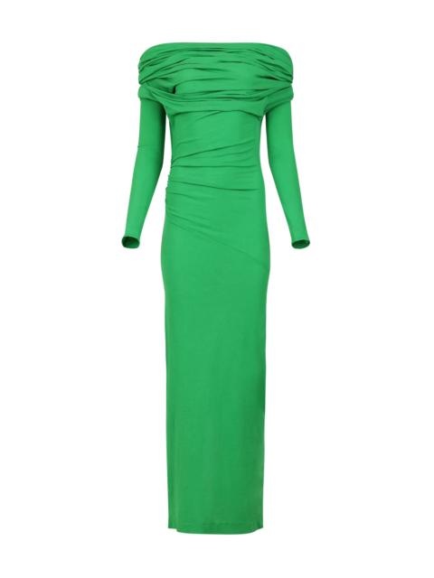 entire studios BOUND MIDI WOOL BOTTLE GREEN