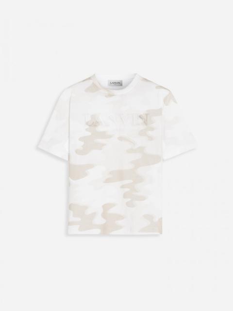 Lanvin CLASSIC T-SHIRT WITH CAMOUFLAGE PRINT