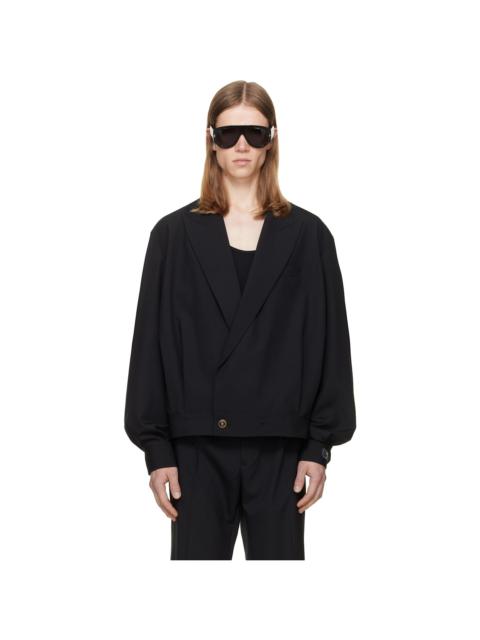 Balmain Black Wool 2-Button Jacket