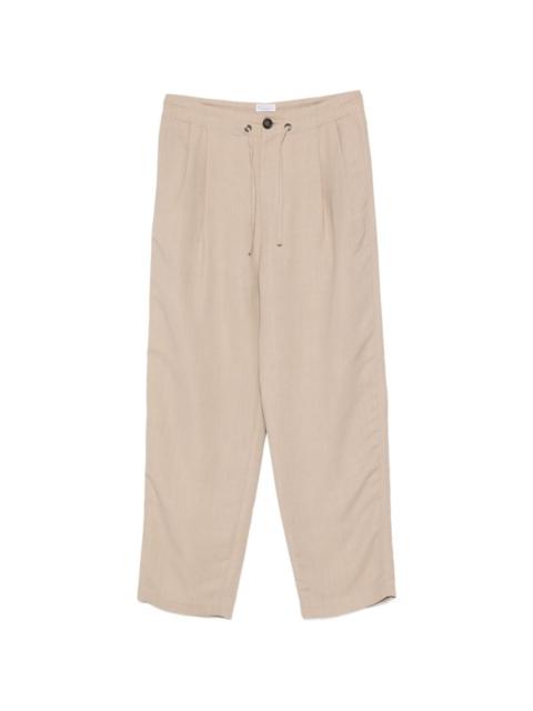 Brunello Cucinelli pences drawstring trousers