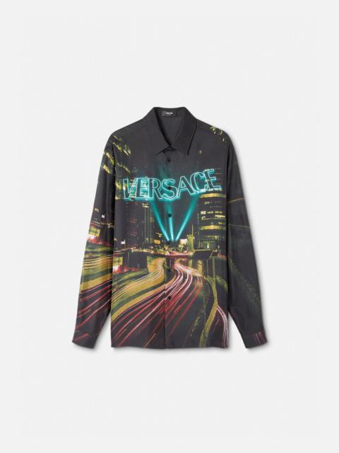 Versace City Lights Silk Shirt