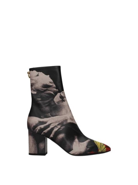 Valentino Ankle boots Leather Multicolor