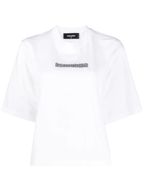 DSQUARED2 logo-print cotton T-shirt