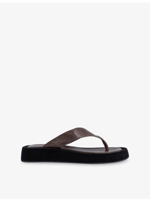 TONY BIANCO Ives Leather Sandals