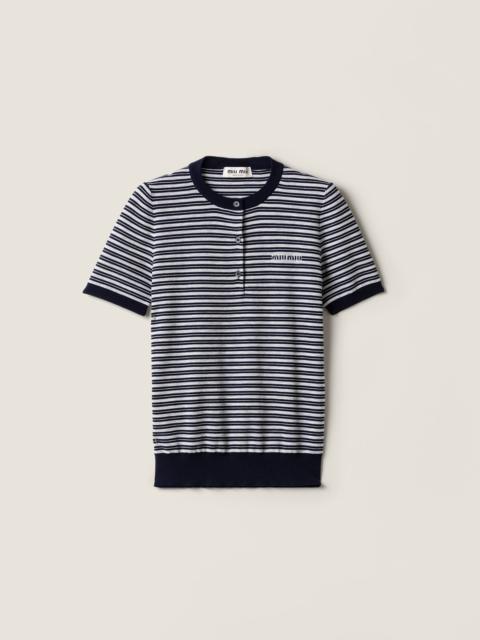 Miu Miu Striped wool sweater