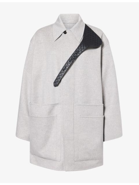 Bottega Veneta Oversized Wool and Cashmere-Blend Coat