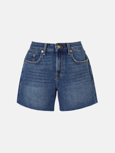 7 For All Mankind Monroe denim shorts