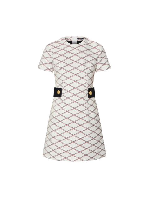 Louis Vuitton Tricolor Malletage Martingale Dress