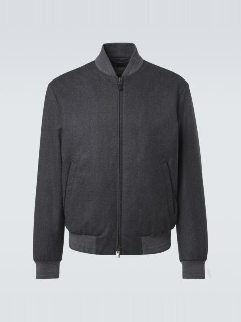 Canali Wool bomber jacket