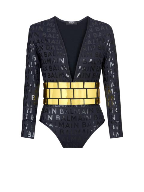 Balmain Balmain logo swimsuit
