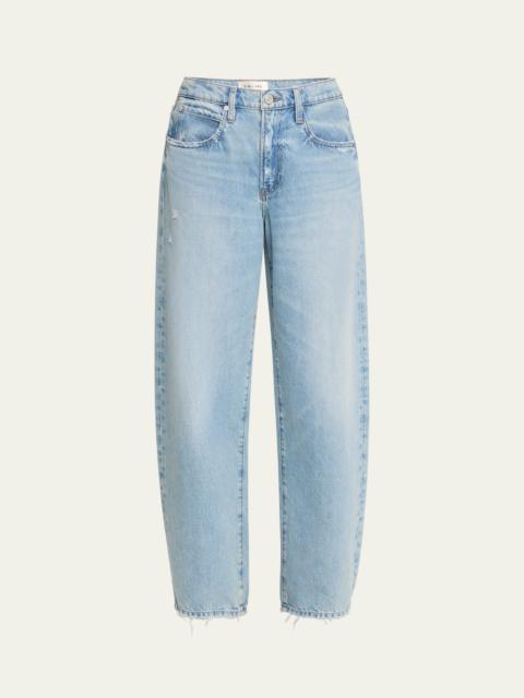 Low Slung Barrel Jeans