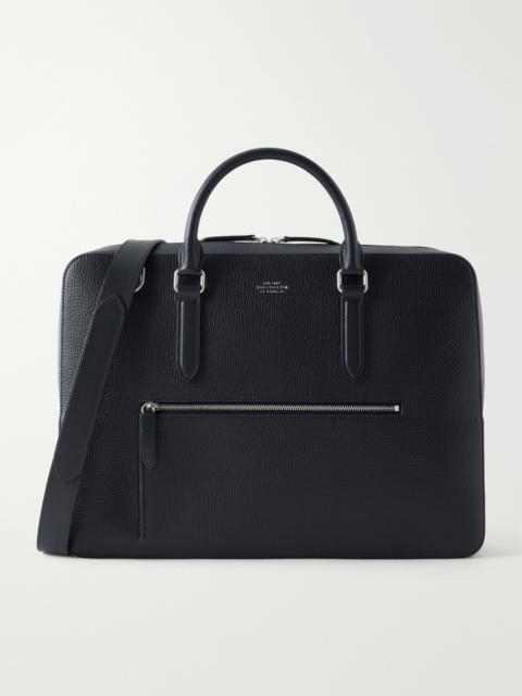 Smythson Slim Full-Grain Leather Briefcase