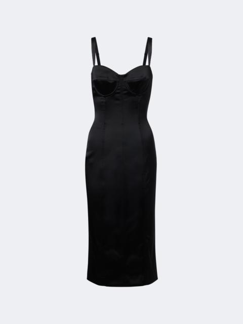 Dolce & Gabbana Satin corset dress