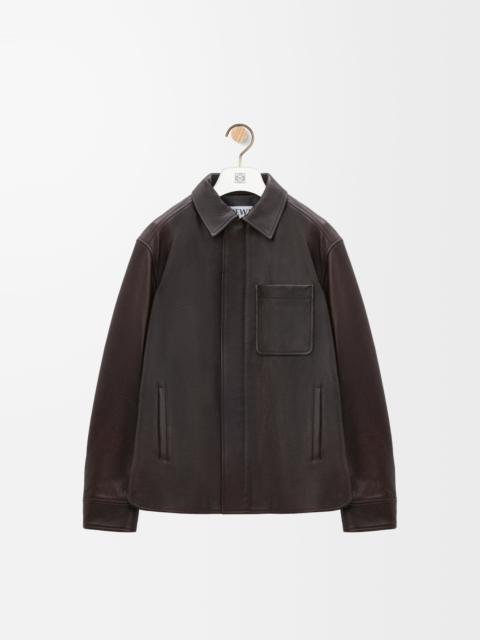 Loewe Overshirt in deerskin