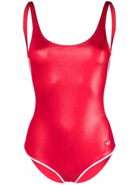 Diesel logo fitted swimsuit