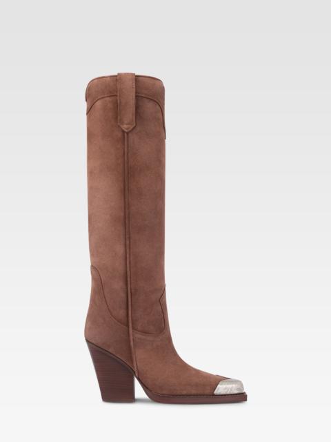 PARIS TEXAS Suede texan boot