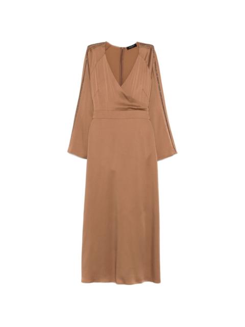FABIANA FILIPPI V-neck embellished maxi dress