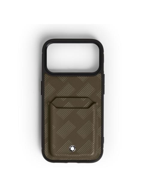 Montblanc HARDSHELL CASE FOR IPHONE 17 PRO WITH 2CC IN EXTREME LEATHER